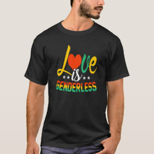 Camiseta El amor es sin género Lesbiana Gay Bisexual Orgull