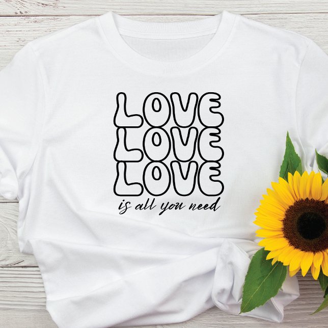 Camiseta El amor es todo lo que necesitas (Cover)