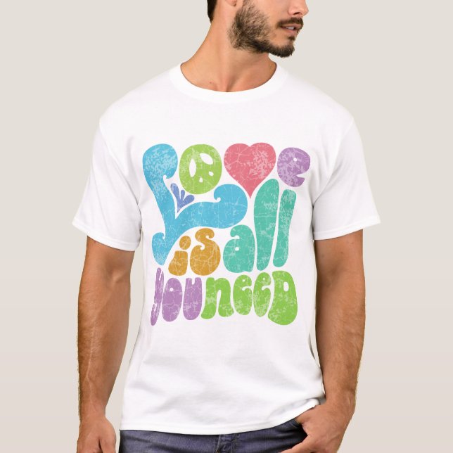 Camiseta El amor es todo usted la necesidad II (Anverso)