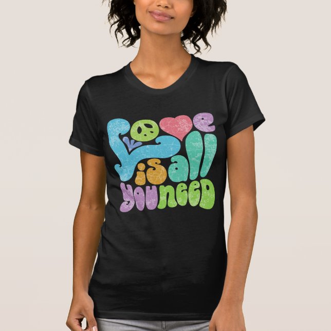 Camiseta El amor es todo usted la necesidad II (Anverso)