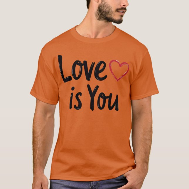 Camiseta El amor es tu amigo (Anverso)