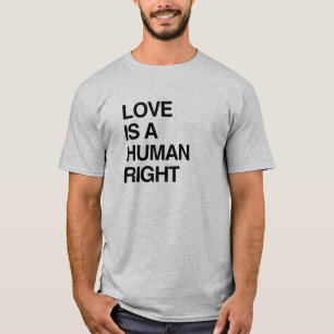 CAMISETA EL AMOR ES UN DERECHO HUMANO