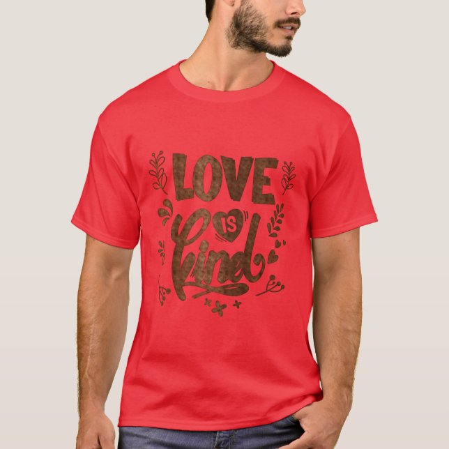 Camiseta el amor es una chica amable (Anverso)