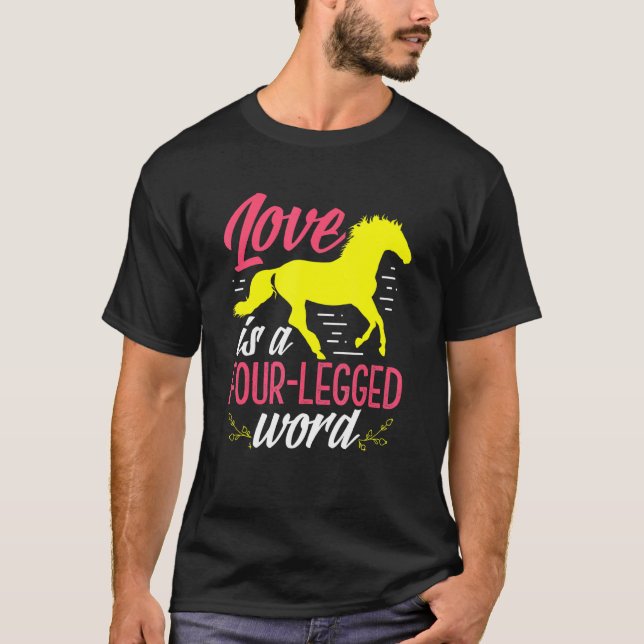 Camiseta El Amor Es Una Palabra De Cuatro Leyendas (Anverso)