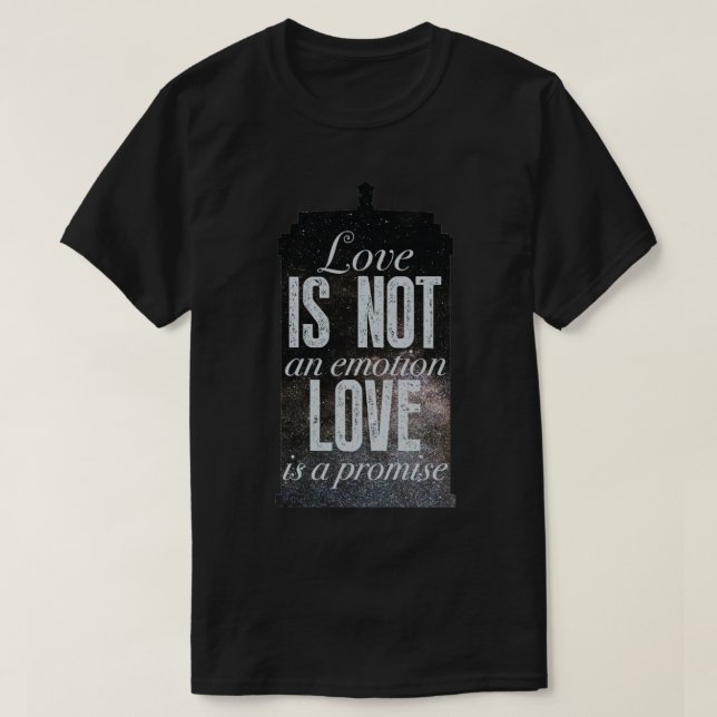 Camiseta El amor es una promesa (Diseño del anverso)