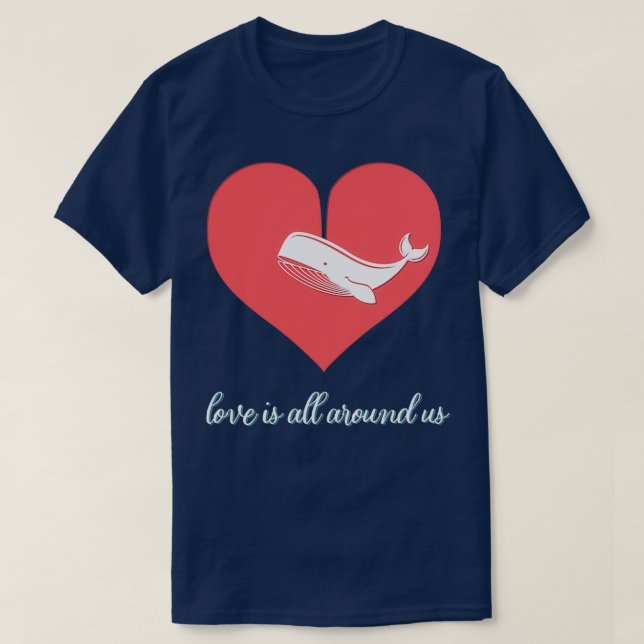 Camiseta El Amor Está A Nuestro Alrededor (Diseño del anverso)