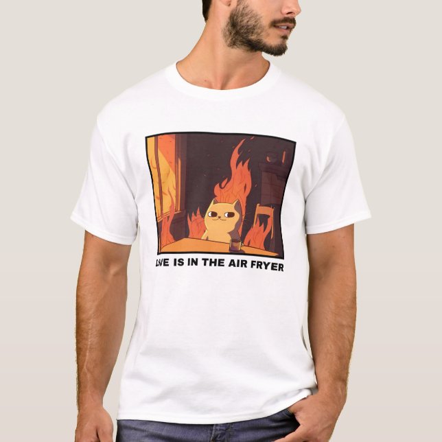 Camiseta El amor está en el aire (Anverso)
