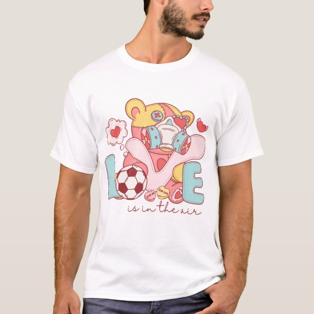 Camiseta El amor está en el aire (Anverso)