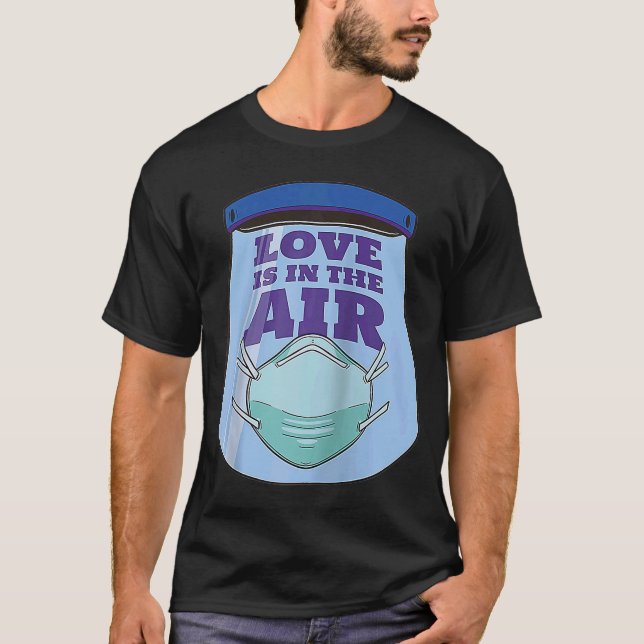 Camiseta El Amor Está En El Aire Anti Día de San Valentín P (Anverso)