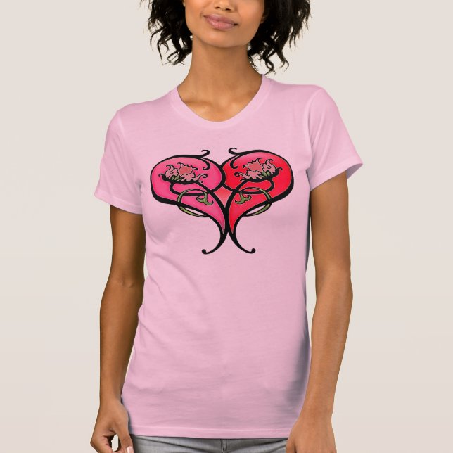 Camiseta El amor está en flor (Anverso)