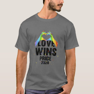 Camiseta El amor gana el orgullo 2020