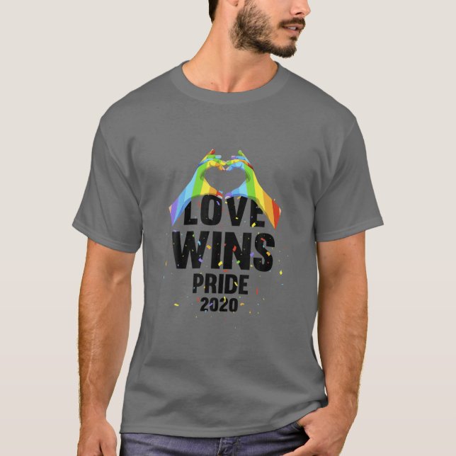 Camiseta El amor gana el orgullo 2020 (Anverso)