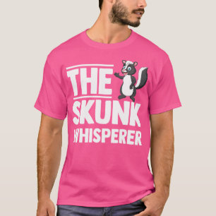 Camiseta El Amor Gracioso Aburra Al Susurrador Del Zorrillo