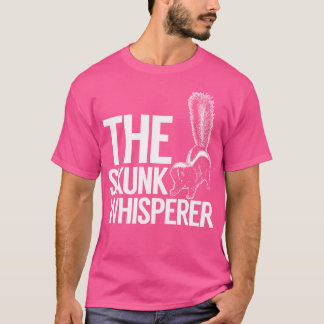 Camiseta El Amor Gracioso Aburra Al Susurrador Del Zorrillo