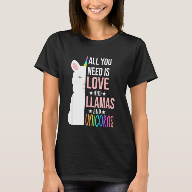 Camiseta El amor gracioso todo lo que necesitas es el amor  (Anverso)