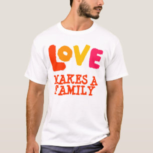 Camiseta El amor hace a una familia, regalos de la adopció
