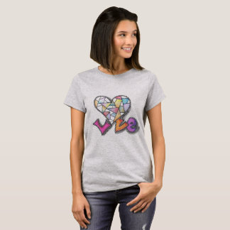 Camiseta El amor hecho del corazón