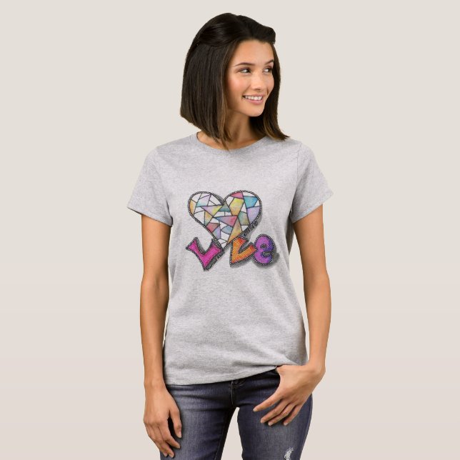 Camiseta El amor hecho del corazón (Anverso completo)