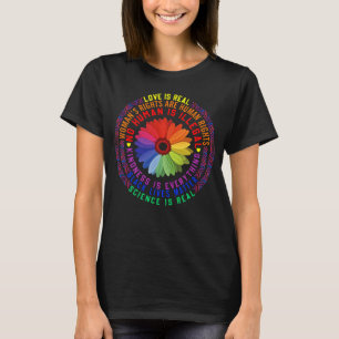 Camiseta El amor hippie es ciencia real, Mamáes de vidas n