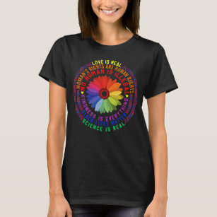 Camiseta El amor hippie es ciencia real, Mamáes de vidas ne