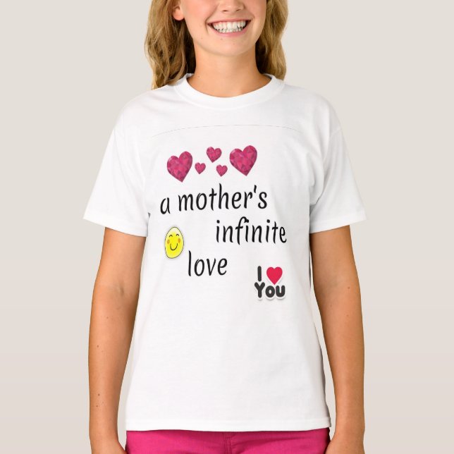 Camiseta El amor infinito de una madre (Anverso)