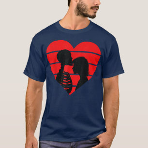 Camiseta El amor loco duele el corazón roto Dolor Skeleton 
