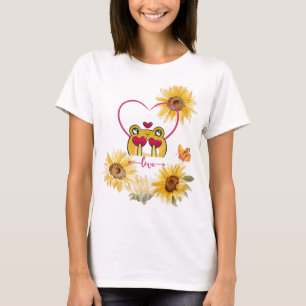 Camiseta El amor moderno y singular de la espuma: Corazones