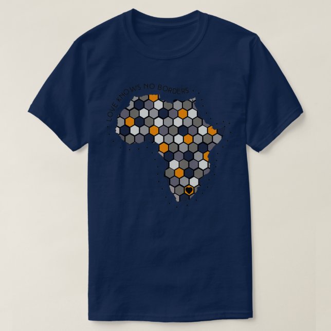 Camiseta El amor no conoce fronteras (Diseño del anverso)