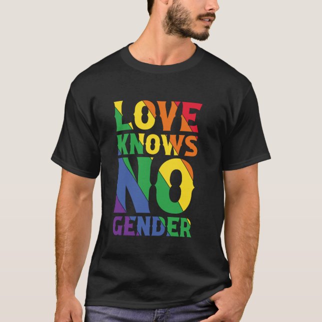Camiseta El amor no conoce género (Anverso)