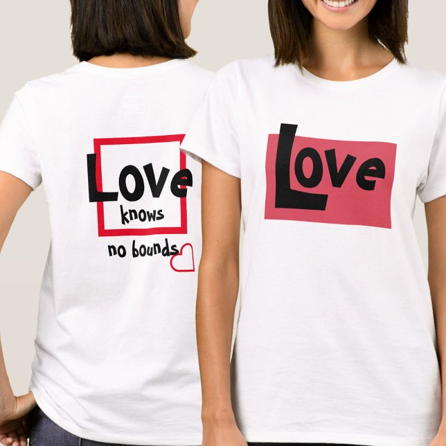 Camiseta El amor no conoce límites (Subido por el creador)