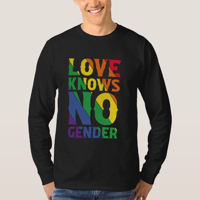 Camiseta El amor no conoce ningún género (Anverso)