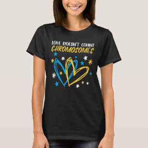Camiseta El amor no cuenta el síndrome de la familia cromos
