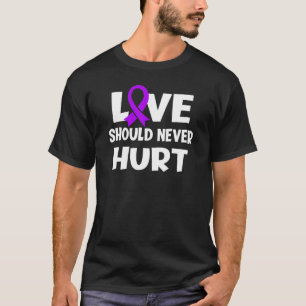 Camiseta El amor no debe dañar nunca el abuso narcisista do