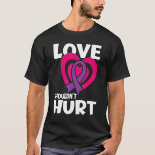Camiseta El amor no debería herir el abuso narcisista domés