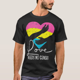 Camiseta El amor no necesita género Panseual Orgullo Gay Al