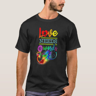 CAMISETA EL AMOR NO NECESITA NINGUNA PALABRA AUTISMO ASÍ CO