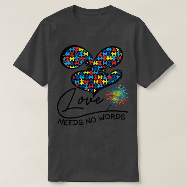 Camiseta El amor no necesita palabras (Diseño del anverso)