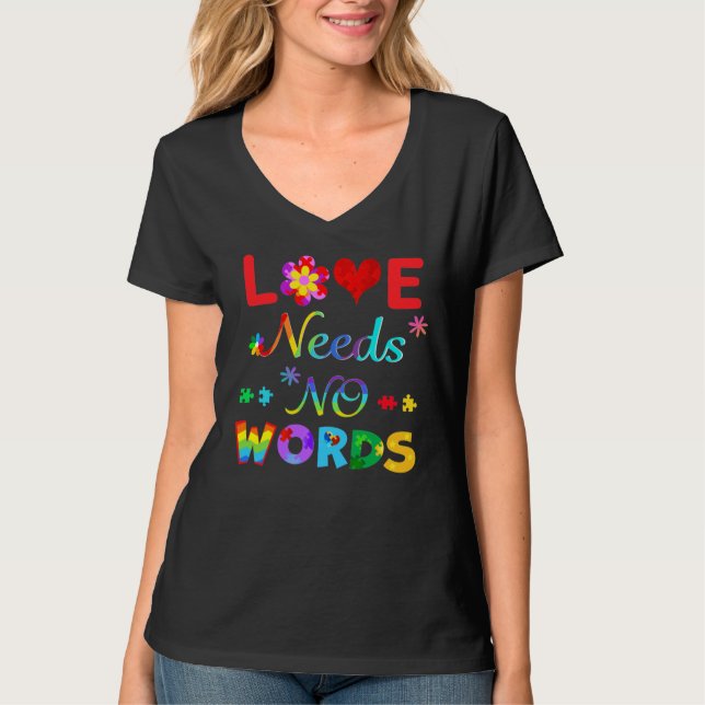 Camiseta El amor no necesita palabras (Anverso)