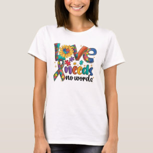 Camiseta El amor no necesita palabras - Conciencia del auti