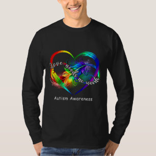 Camiseta El amor no necesita palabras El autismo habla el i