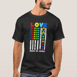 Camiseta El Amor No Necesita Palabras El Rompecabezas Del A