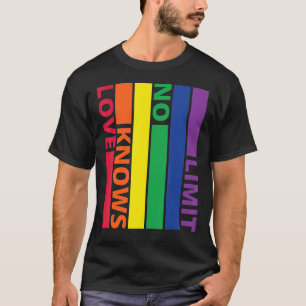 Camiseta El Amor No Sabe Límite Mes De Conciencia Lgtb Para