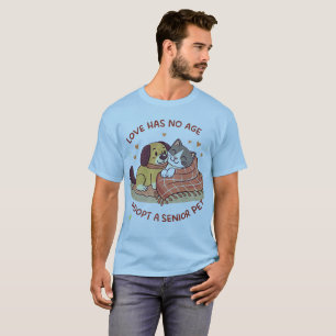 Camiseta El amor no tiene edad: diseño de dibujos animados 