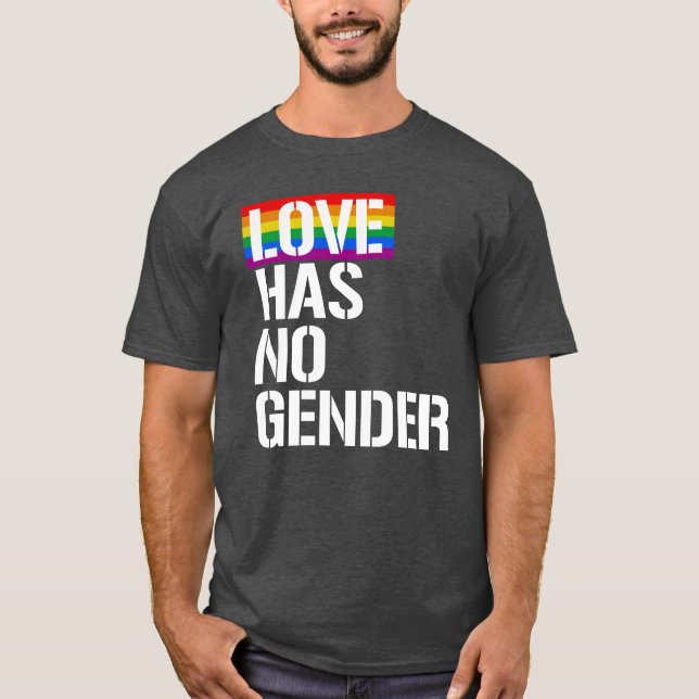 Camiseta El amor no tiene género (Anverso)