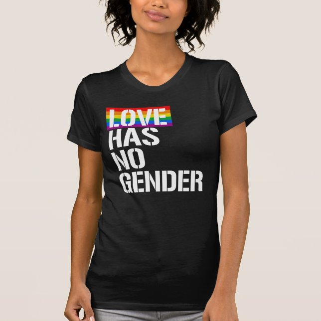Camiseta El amor no tiene género (Anverso)