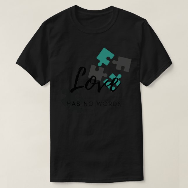 Camiseta El amor no tiene palabras (Diseño del anverso)