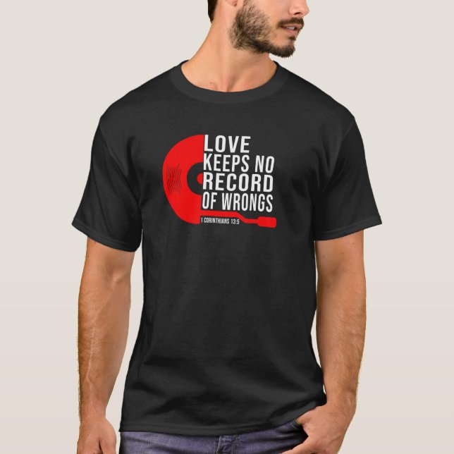 Camiseta El amor no tiene registro de los hombres errados r (Anverso)