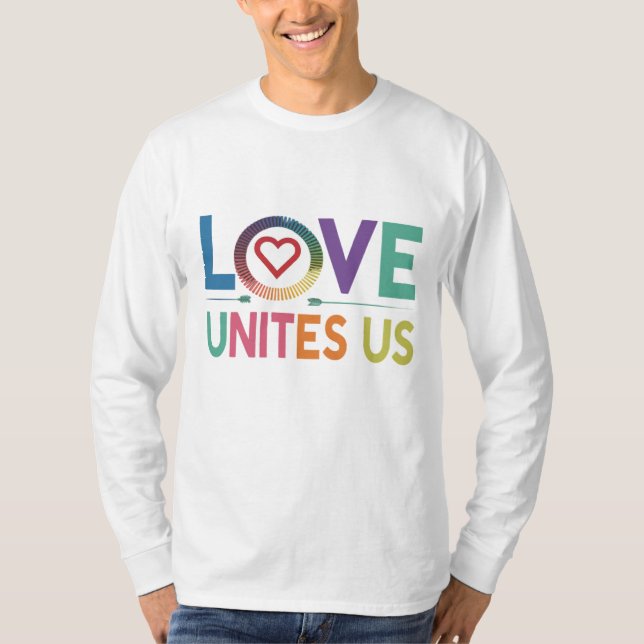 Camiseta El amor nos une (Anverso)