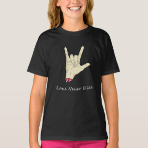 Camiseta El amor nunca muere