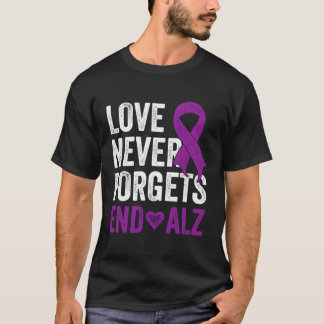 Camiseta El amor nunca olvida el fin de Alz de la cinta mor